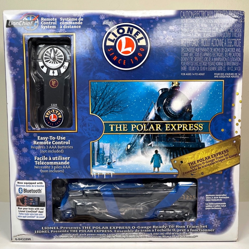 Lionel The Polar Express O-Gauge Ready-To-Run Train Set 6-84328W Bluetooth NEW